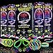 Ammy Glow-205 Pcs Glow Sticks-100 Pack Bulk Party favors for Kids-Neon Glow in The Dark Party Supplies - Eye Glasses, Glow Bracelets & Necklaces -Party Lights For Birthdays & Weddings
