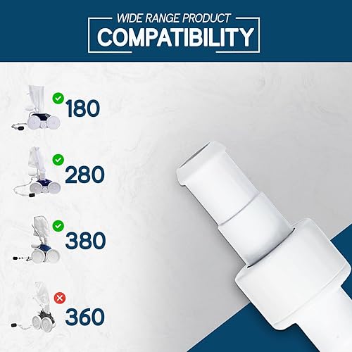 Miniatura 4 de Southeastern Accesorio 2 unidades de manguera de piscina de rodamiento giratorio de repuesto para 180 280 380 limpiadores de piscina D20 D-20