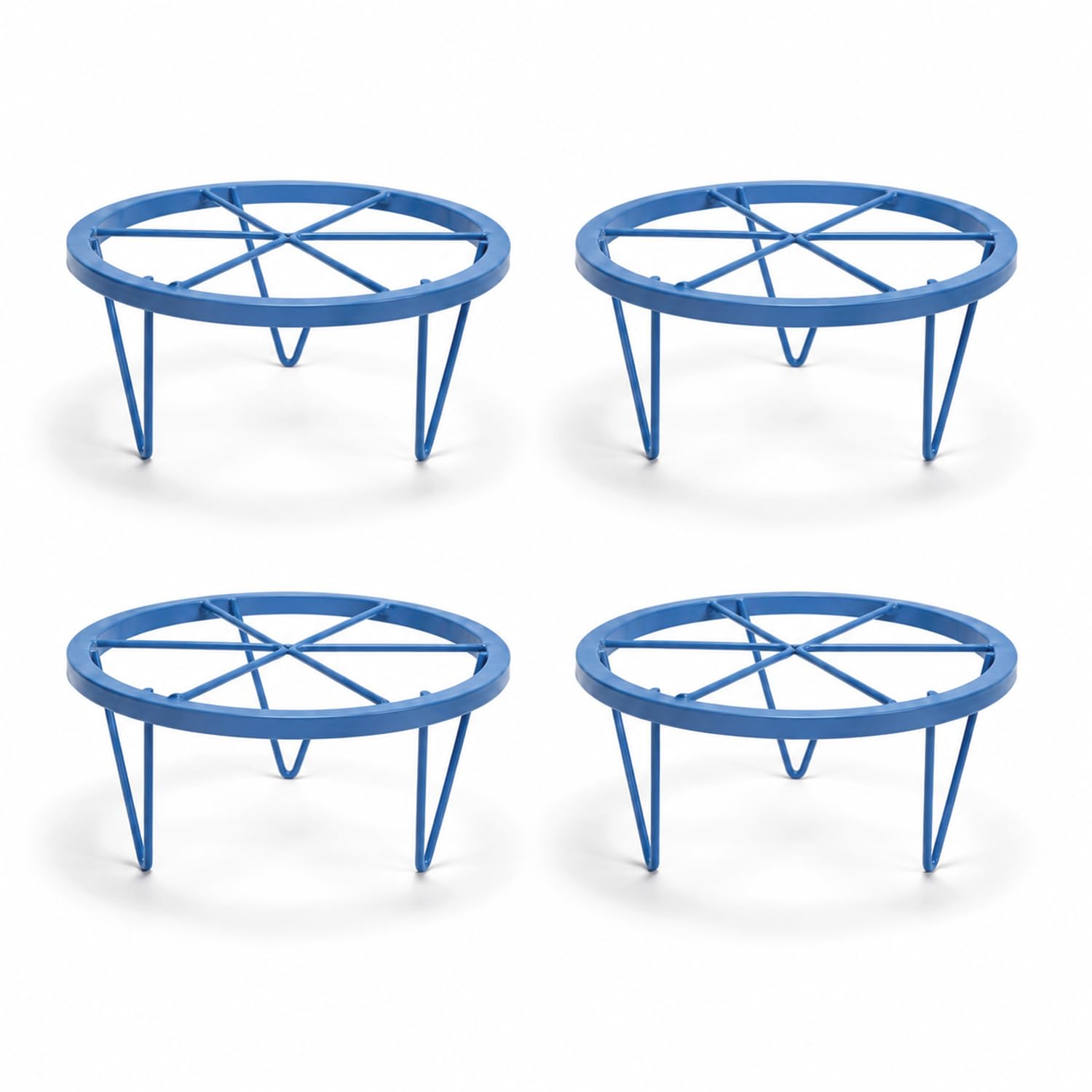 BonKaso Plant Stands - 4 Heavy Duty Metal Flower Pot Holders -1