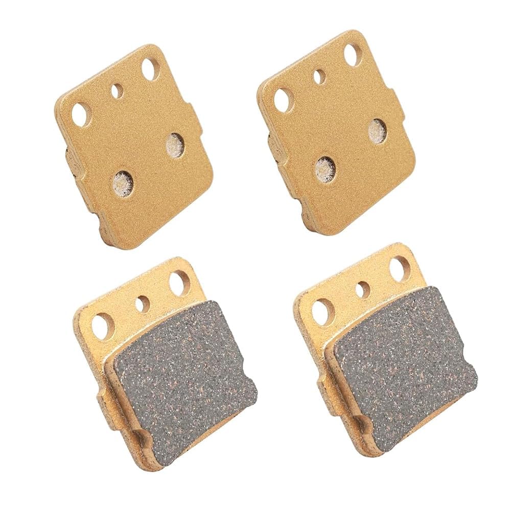 Semimetálicas Pro Pastillas de freno delanteras y Zapatas de Freno traseras para Yama-ha Grizzly 350 Bruin 250 350 Big Bear 250 Big Bear 400 Wolverine 350 Kodiak 400