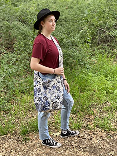 Original Collections Celestial Cross Body Shoulder Bag Purse in Blue3