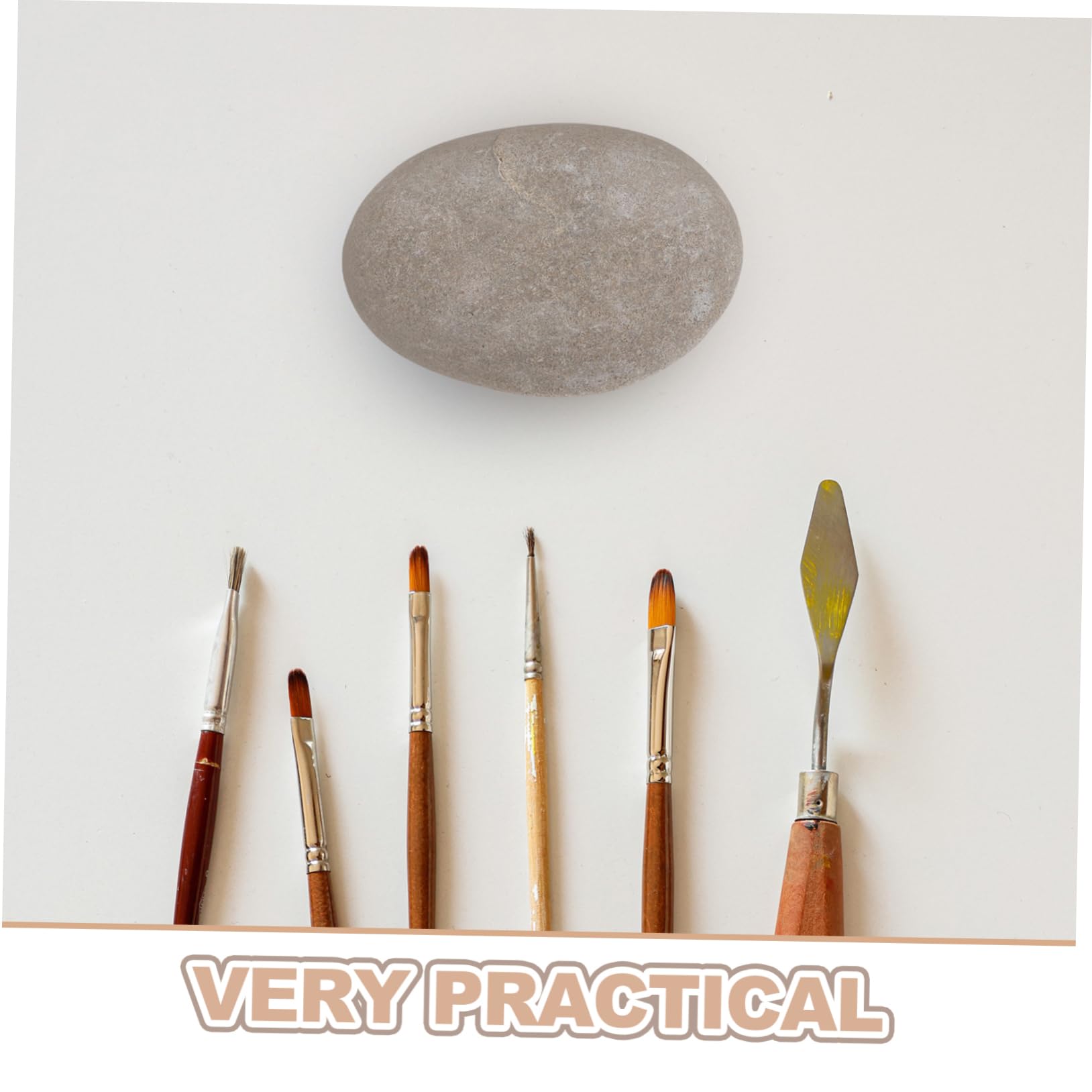 8 Sztuk DIY Craft Stones Do Malowania: Polerowane Kamienie Rzeczne Do Sztuki - Do Zestawów Artystycznych Dla Dzieci, Dekoracje Domu - DIY Painting Pebble