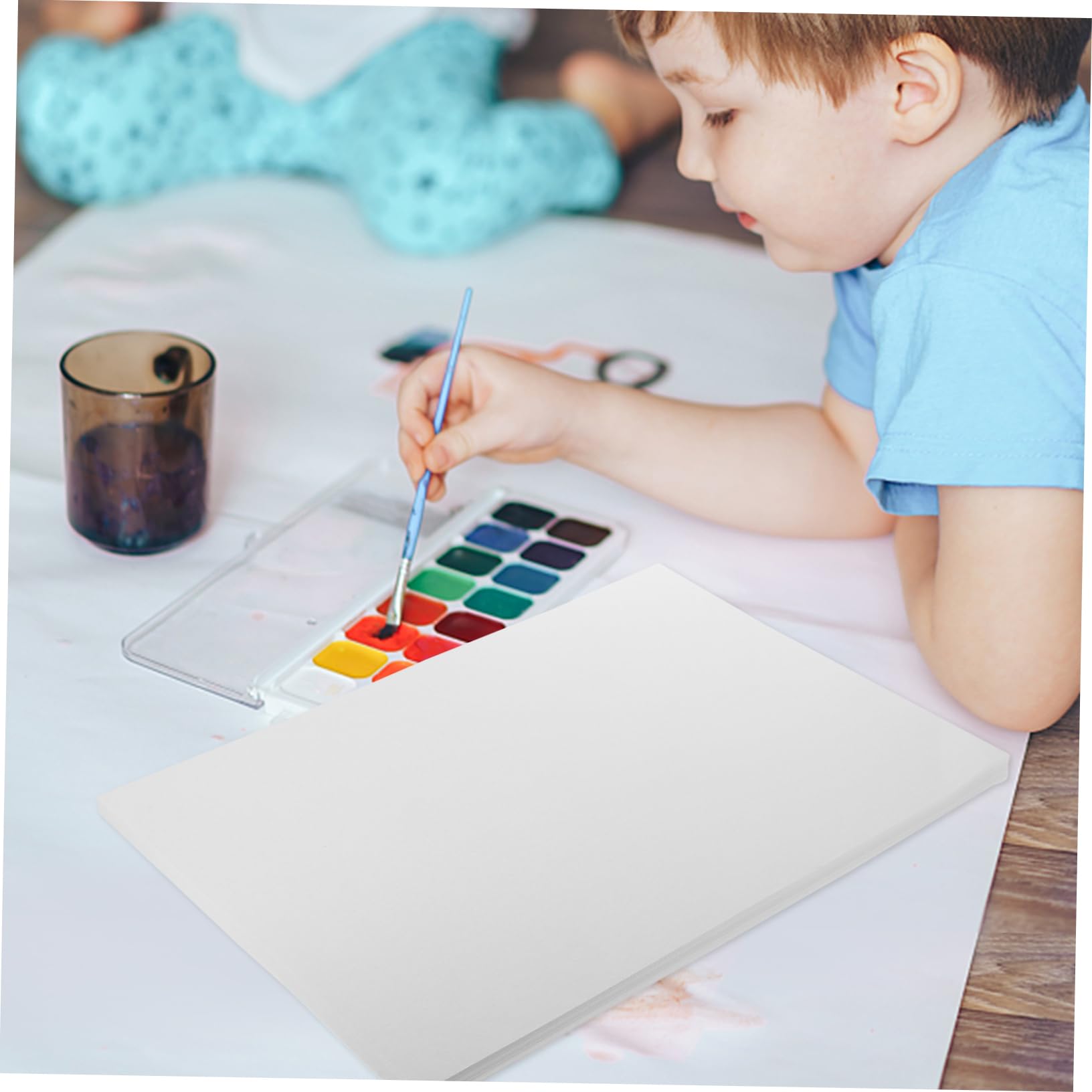 ARTIBETTER 50blätter Aquarellpapier Malpapier Zeichenpapier Aquarellpapier Dickes Papier Stabile Malfläche Leuchtende Farben Hohe Qualität Große Menge Vielseitige Künstlerische Ausdrucksmögli