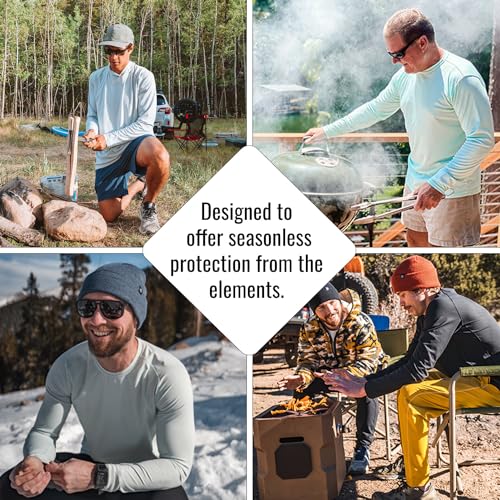 Vapor Apparel Men's Outdoor UPF 50+ Long Sleeve T-Shirt, UV Sun Protection for Fishing, Running, Hiking, Swimming4