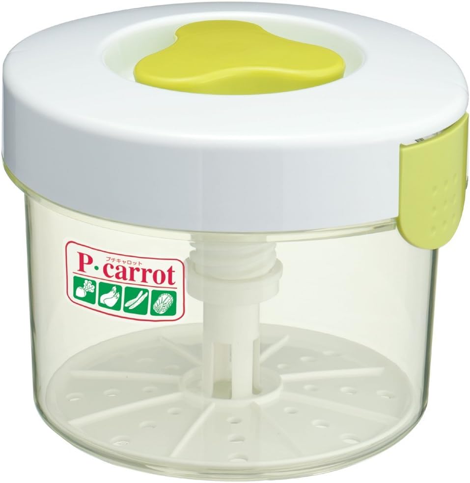 Pearl Life Tsukemono Round Pickle Press"P-Carrot", 2.2 L