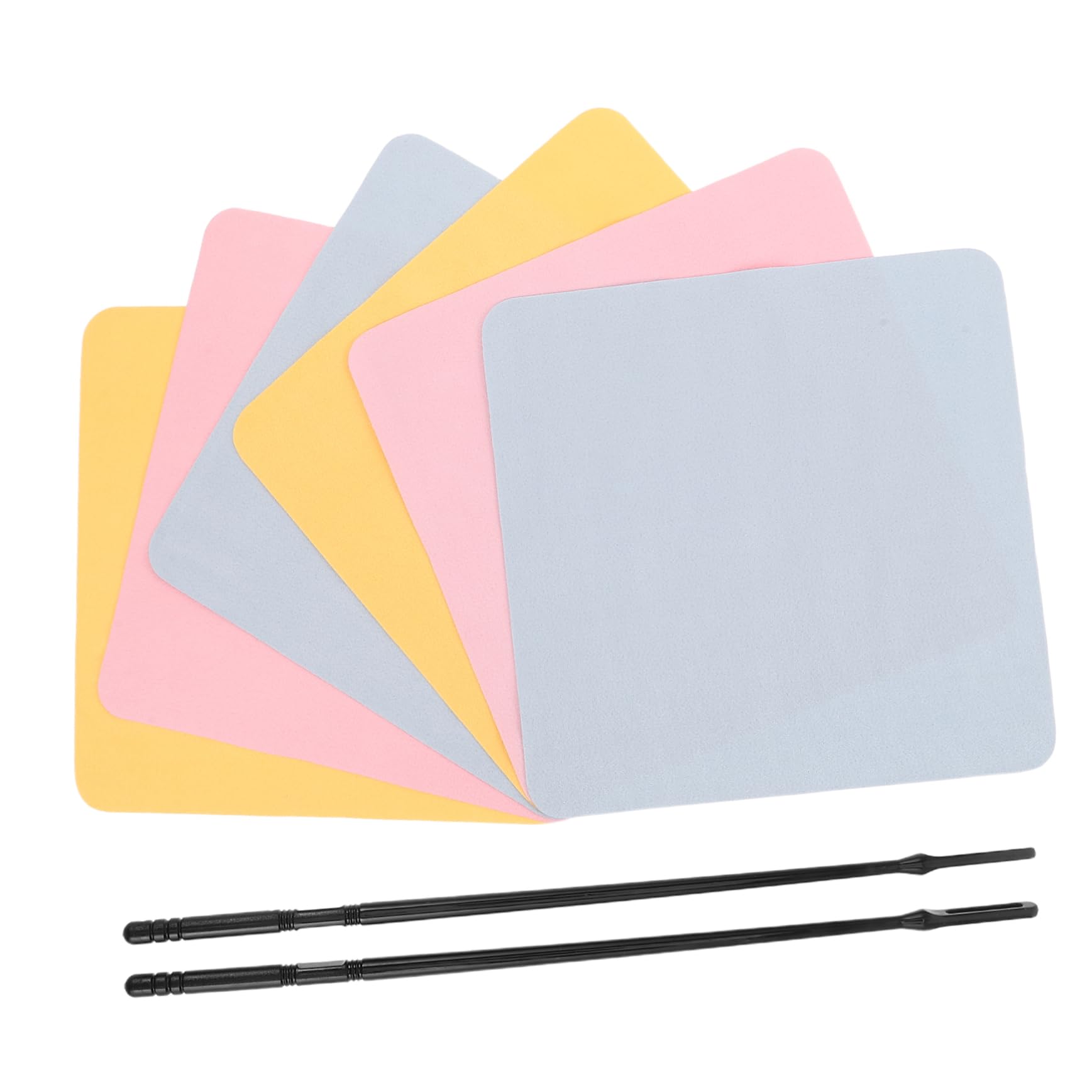 HEMOTON 1Set Flute and Saxophone Cleaning Supplies Cleaning Rods and Soft Cloths for Deep Instrument Care Portable Kit for Musicians and Students Includes Multi Color Swabs