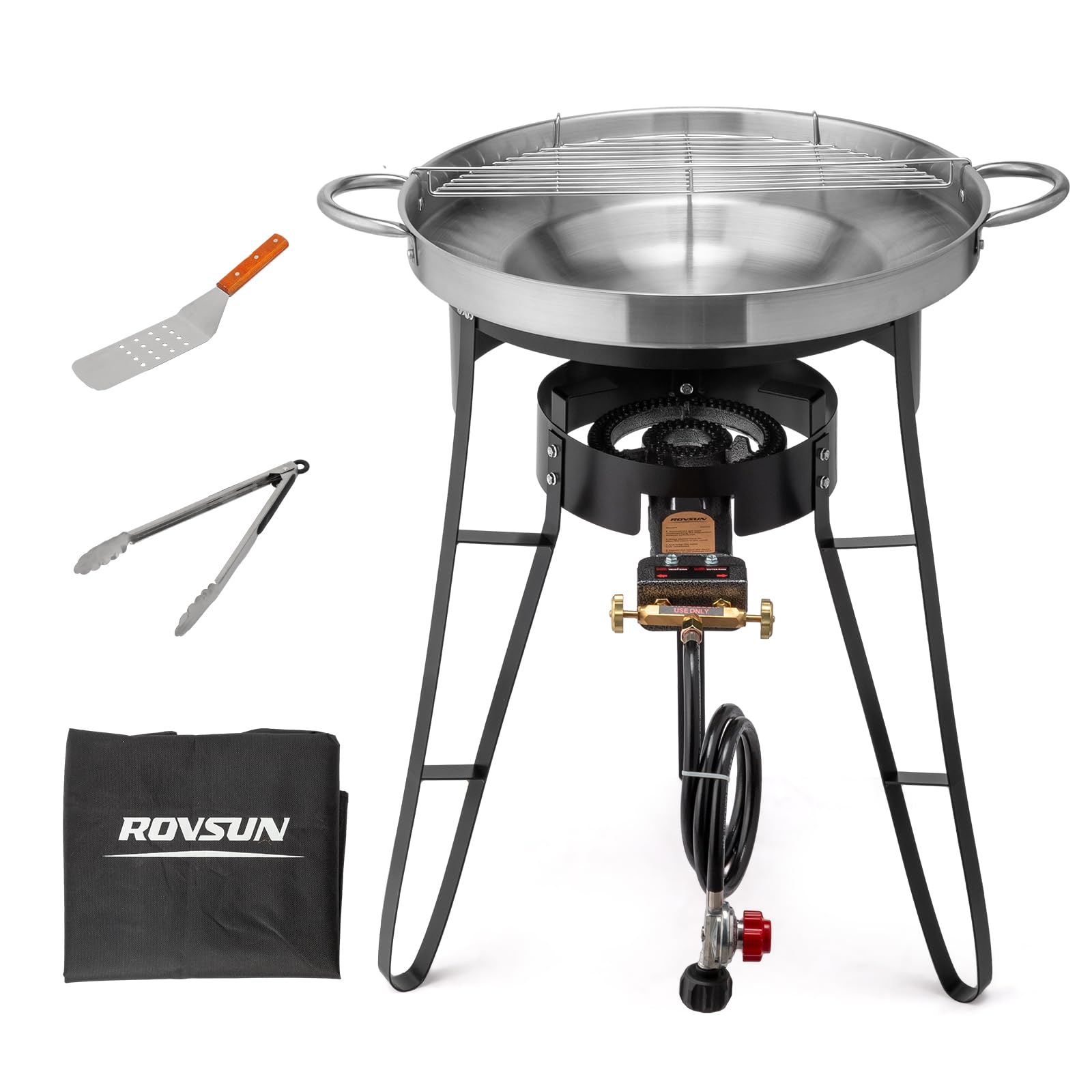 ROVSUN 23" Concave Comal Set - fryers | Mubboo