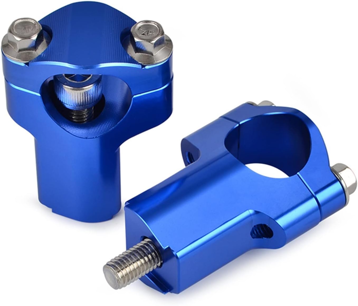 28MM Handlebar Clamp Bar Risers Mounts Support Kit, for Beta, RR 2012-2022, for, EXC EXCF XC XCW HUSABERG, for Husqvarna, for Sherco Motorcycle Handlebar Clamp(Blue)