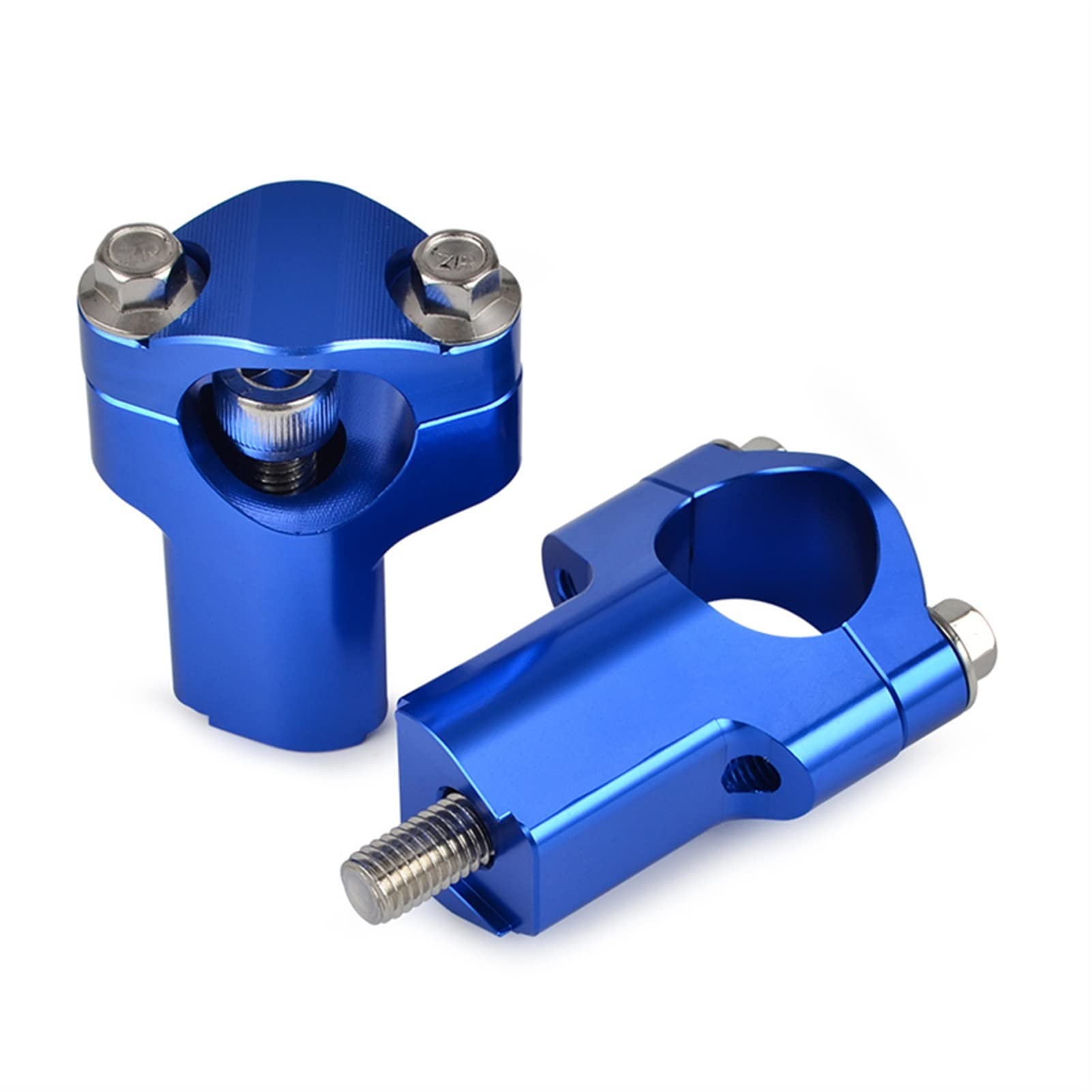 28MM Handlebar Clamp Bar Risers Mounts Support Kit, for Beta, RR 2012-2022, for, EXC EXCF XC XCW HUSABERG, for Husqvarna, for Sherco Motorcycle Handlebar Clamp(Blue)