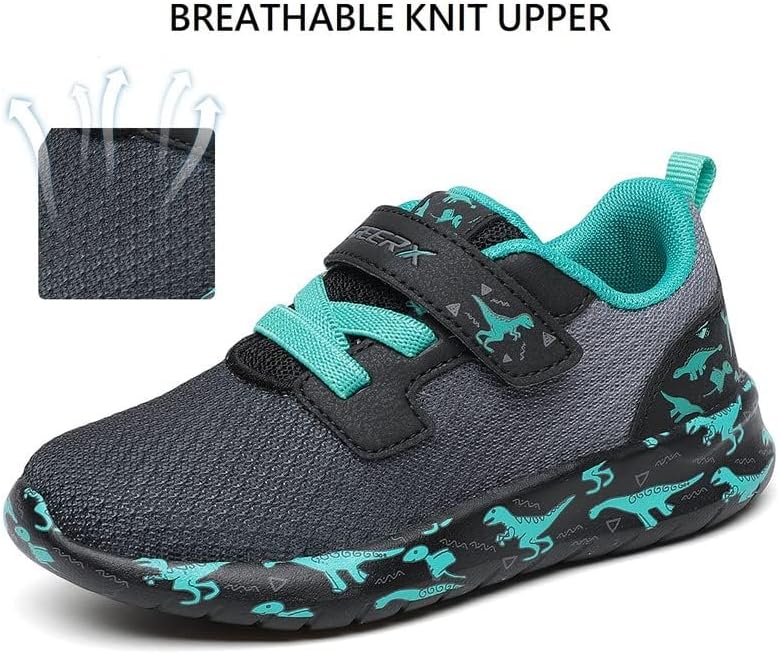 GEERX DIMO Dinosaur Toddler Boys Shoes Non Slip Lightweight Breathable Comfortable Sport Athletic Running Tennis Sneakers - Image 6