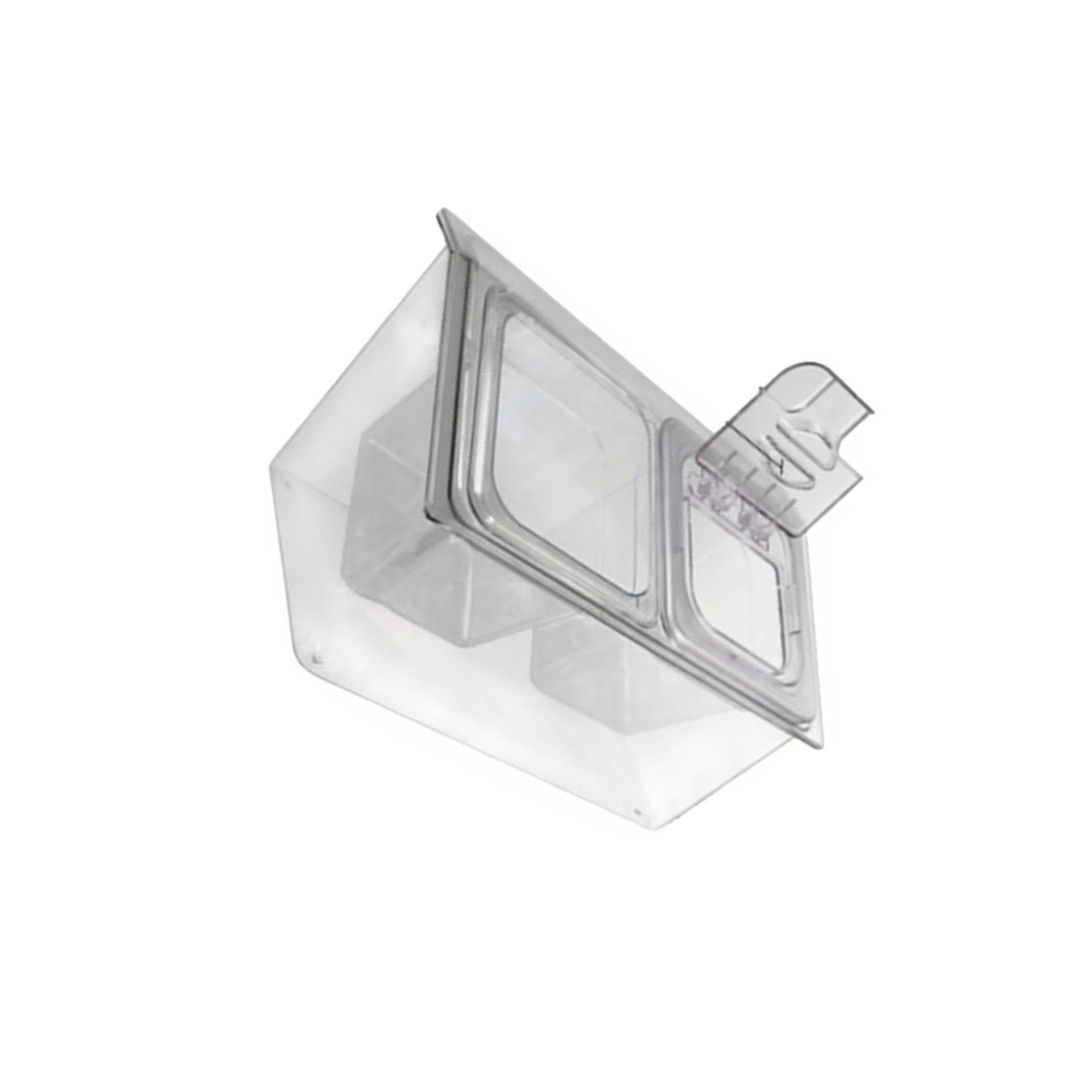 Servidor de condimentos refrigerados de 5 compartimentos 2 ranuras | con control de temperatura que mantiene los alimentos frescos. Servidor de condimentos