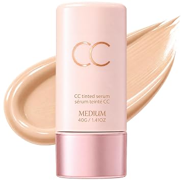 CC Tinted Serum CC color-correcting tinted serum for a Your Skin But Better Look - Lightweight Non-Sticky Texture for 8 Hr Commute - Hydrating for Seamless Blend & Buildable Cover - All Skin Types
