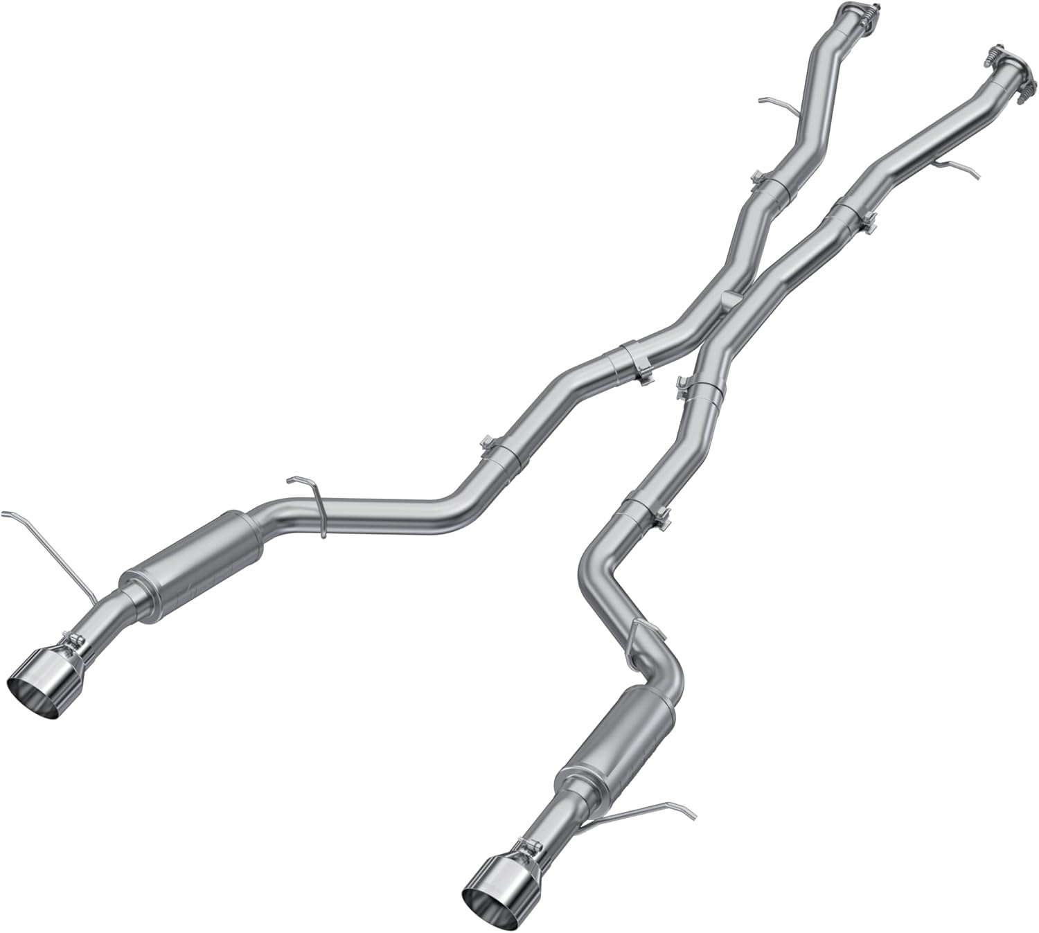 MBRP 18-23 Dodge Durango SRT 6.4L Armor Lite AL Steel 3in Cat Back Exhaust Dual Rear Exit w/SS Tips