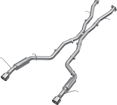 MBRP 18-23 Dodge Durango SRT 6.4L Armor Lite AL Steel 3in Cat Back Exhaust Dual Rear Exit w/SS Tips