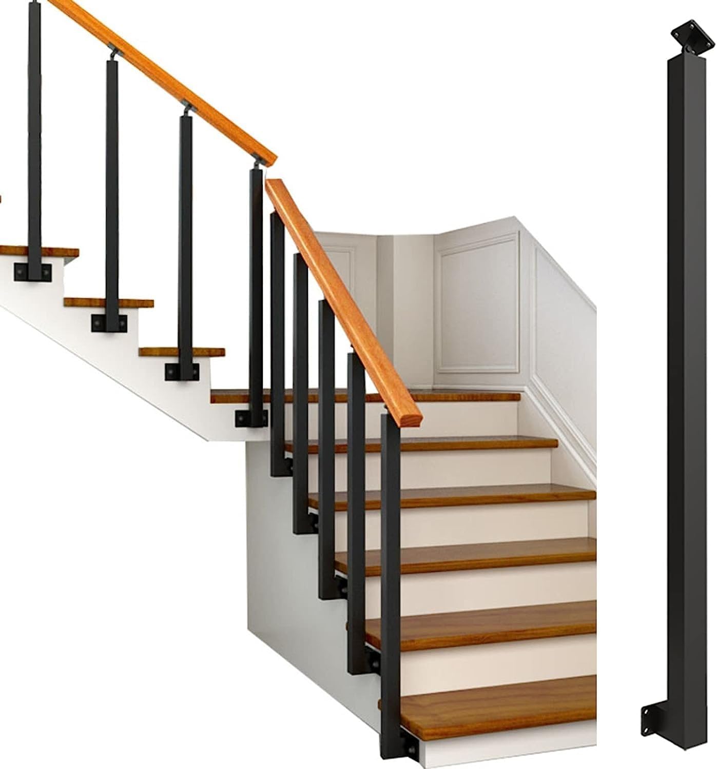 SAFWEL Indoor Stair Railing Handrail Stairs Wall Mounted Staircase Grab