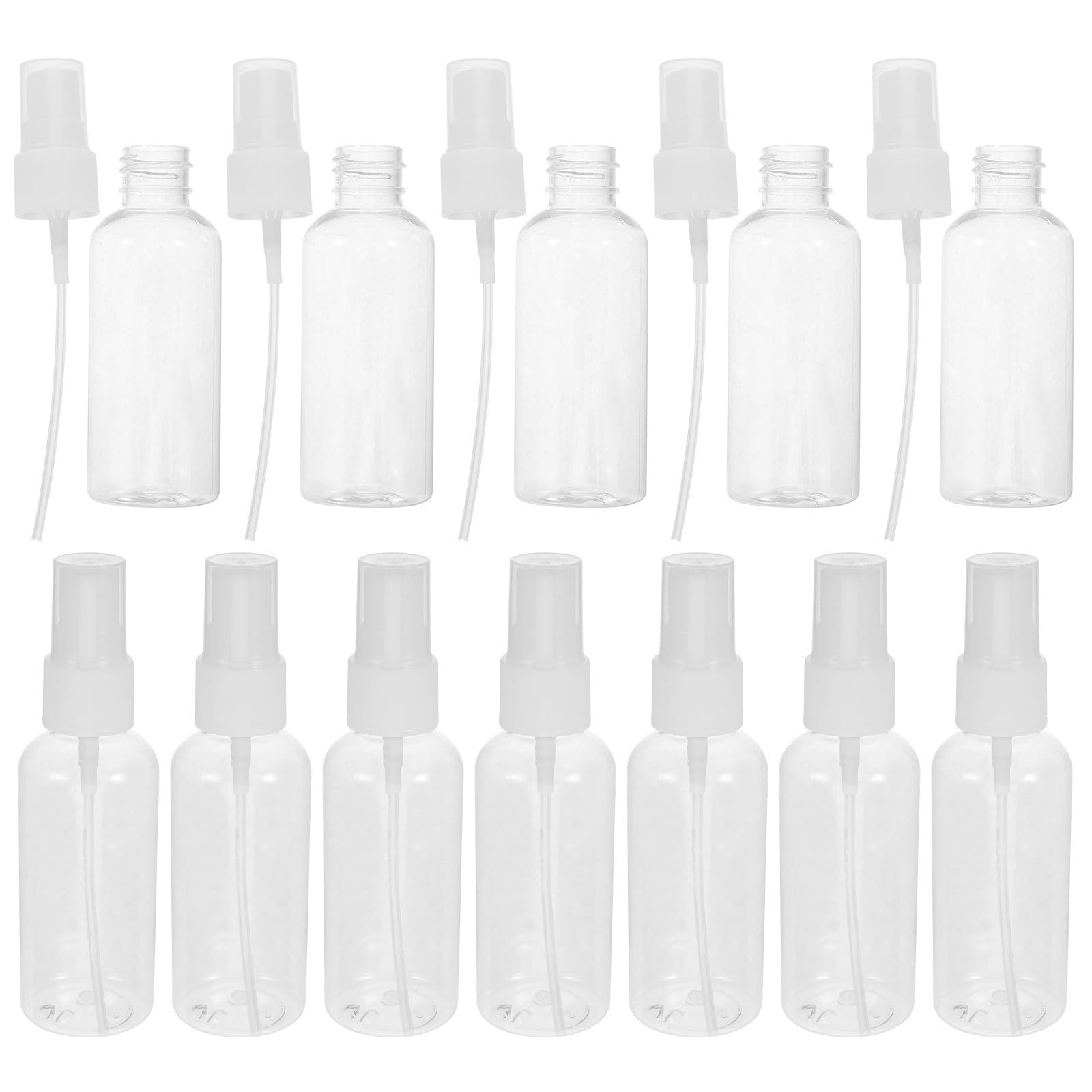 100 Stück Reise Sprühflaschen Klar Nachfüllbare Parfümzerstäuber Mini Feiner Nebel Ergonomisch für Kosmetik Parfüm Toner Flüssigkeiten Transparent