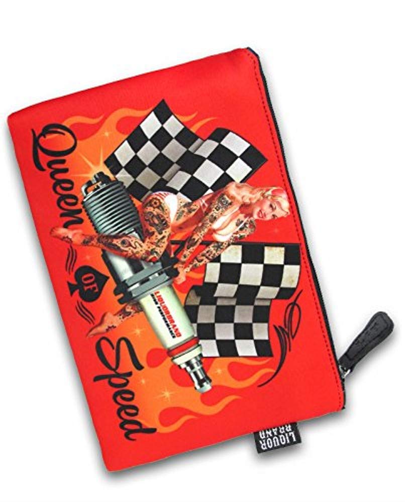 Liquor Brand Make Up Bag – Queen of Speed (Red)