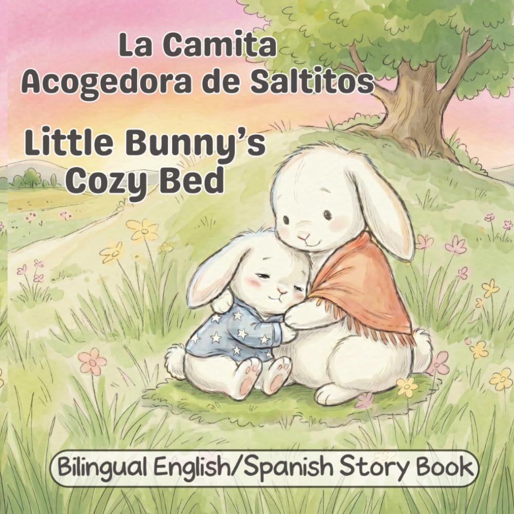 Little Bunny's Cozy Bed: Bilingual English Spanish Bedtime Story Book
