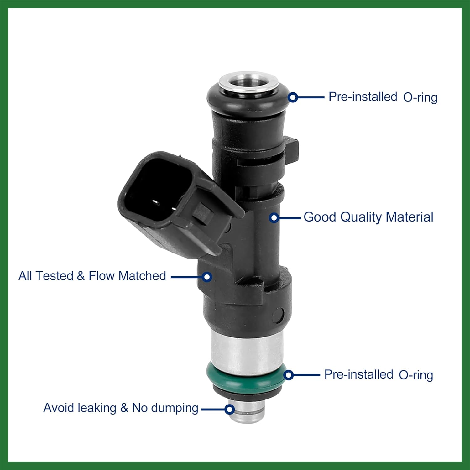 Motoforti 6pcs 0280158028 04591986AA Fuel Injector for Dodge Charger 06-09 Avenger 08-10 for Chrylser 300 Pacifica Sebring Town Country 05-10 2.7L 3.5L for VW Routan 4.0L 09-10 Long-lasting