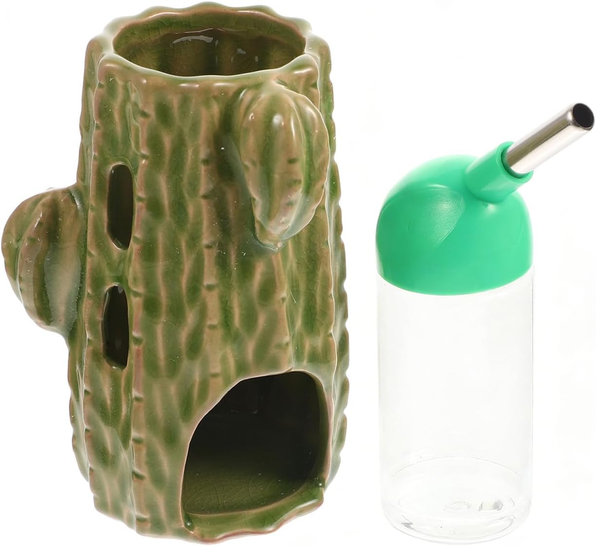 Toddmomy Hamster Water Bottle for Daily Use Chinchilla Ceramic Bottle Household Water Feeder Accessory