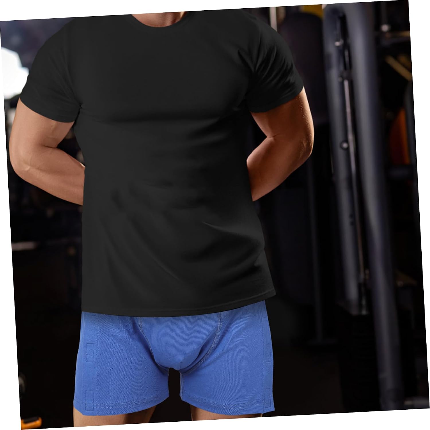 Adaptive for Men Soft Cotton Nursing Briefs with Breakaway Design Reusable Machine Washable Underpants Xl for Comfort Blue