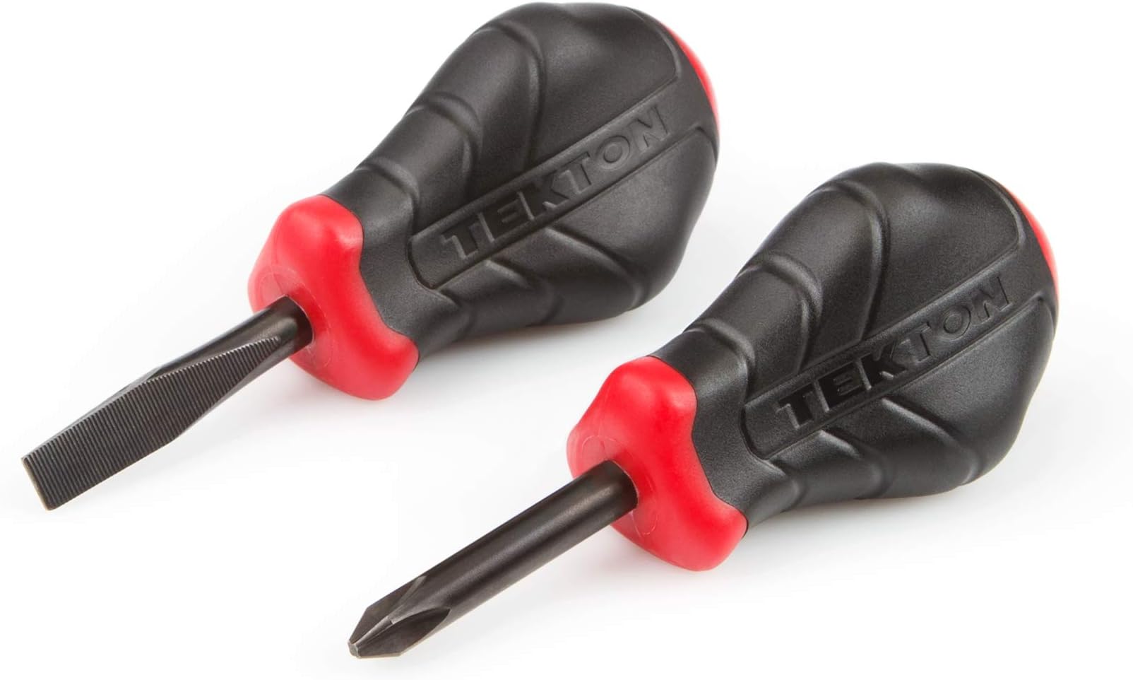 TEKTON Stubby High-Torque Black Oxide Blade Screwdriver Set, 2-Piece (#2, 1/4 in.) | DRV41208