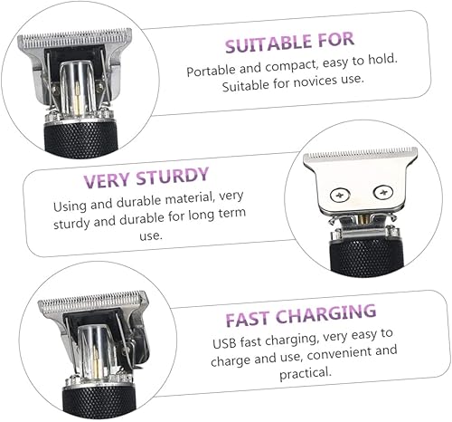 Miniatura 3 de Lurrose 1 Set USB Push Trimmers Adult Electric Portable Kit Beard Kids Cutter Style Trimmer Cutting Professional Shear Clippers Styling Practical