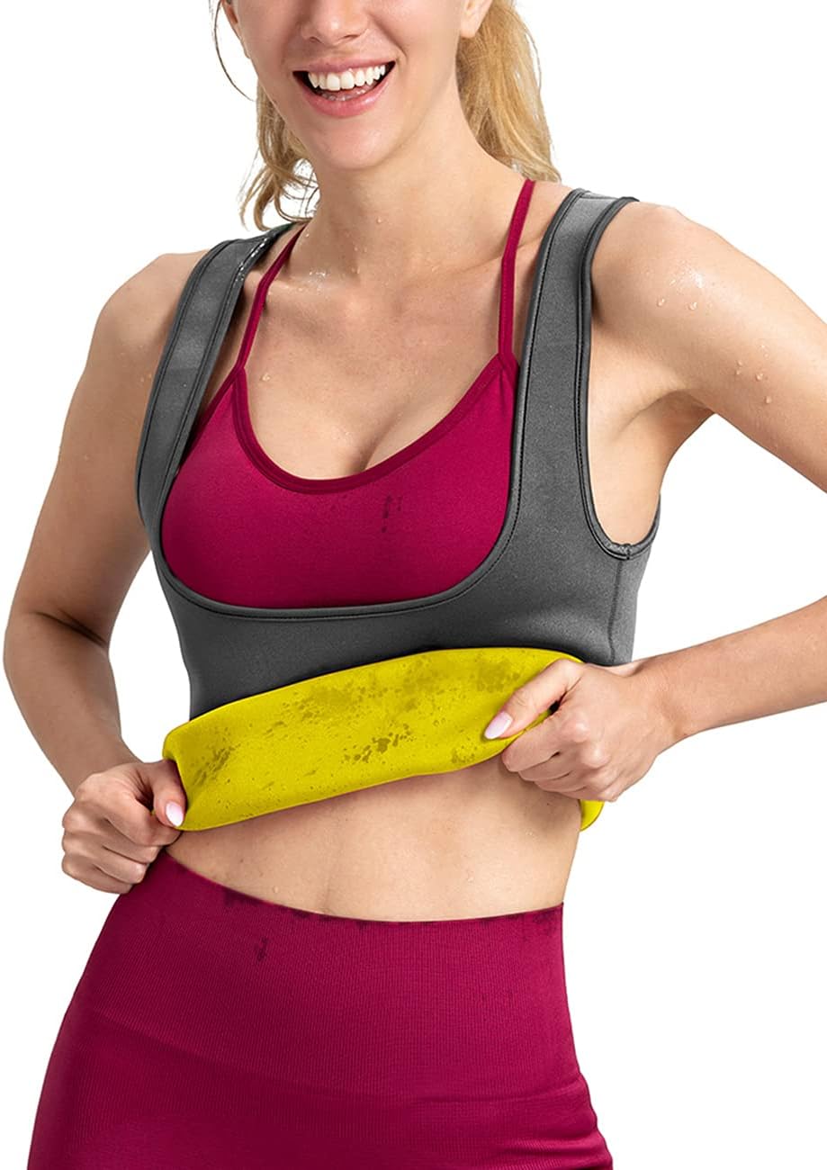 ALONG FIT Waist Trainer Vest for Women Plus Size Sweat Sauna Vest Neoprene Body Shaper