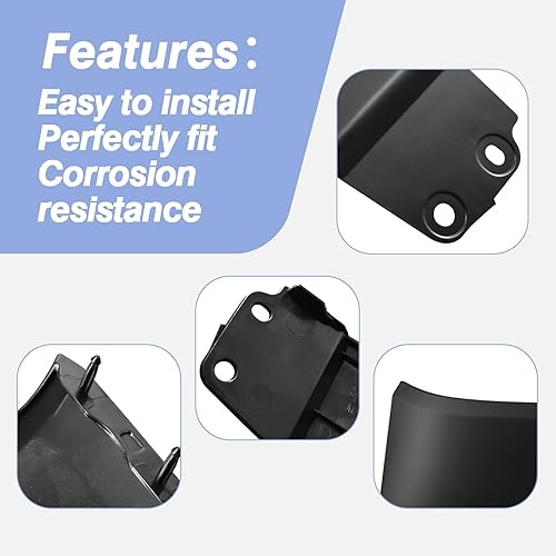 Miniatura 5 de Repuesto 539310C901 1 par de paneles de rejilla de parachoques delantero para faros delanteros para Toyota Tundra 2007-2013 2008-2017 Toyota Sequoia