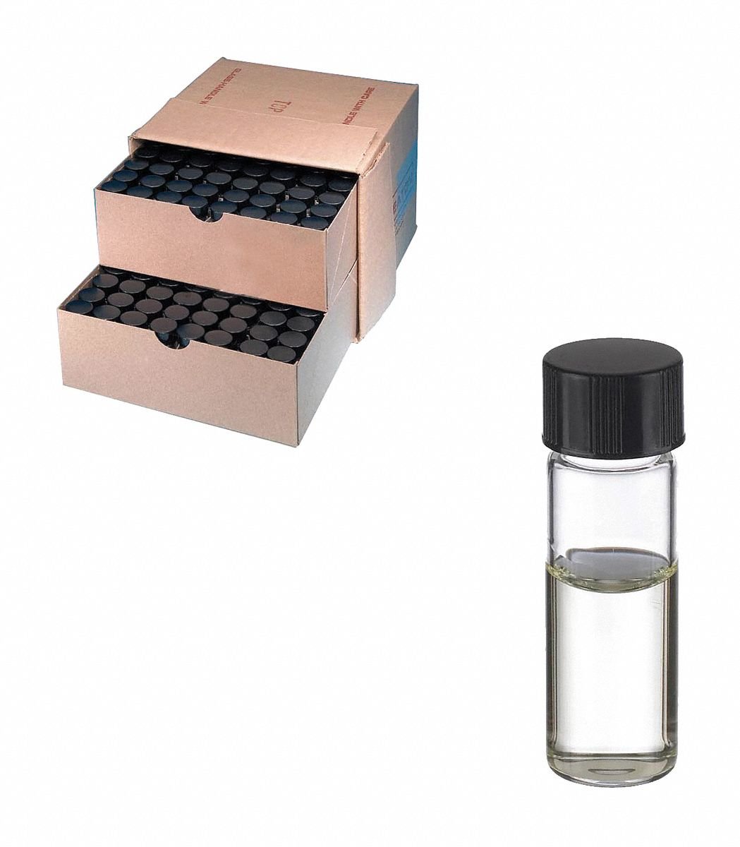 Wheaton Science Products W224582 Clear Borosilicate Glass Series Organic Vial in Lab File, PTFE/Rubber Liner, 4 mL Capacity (Pack of 144)