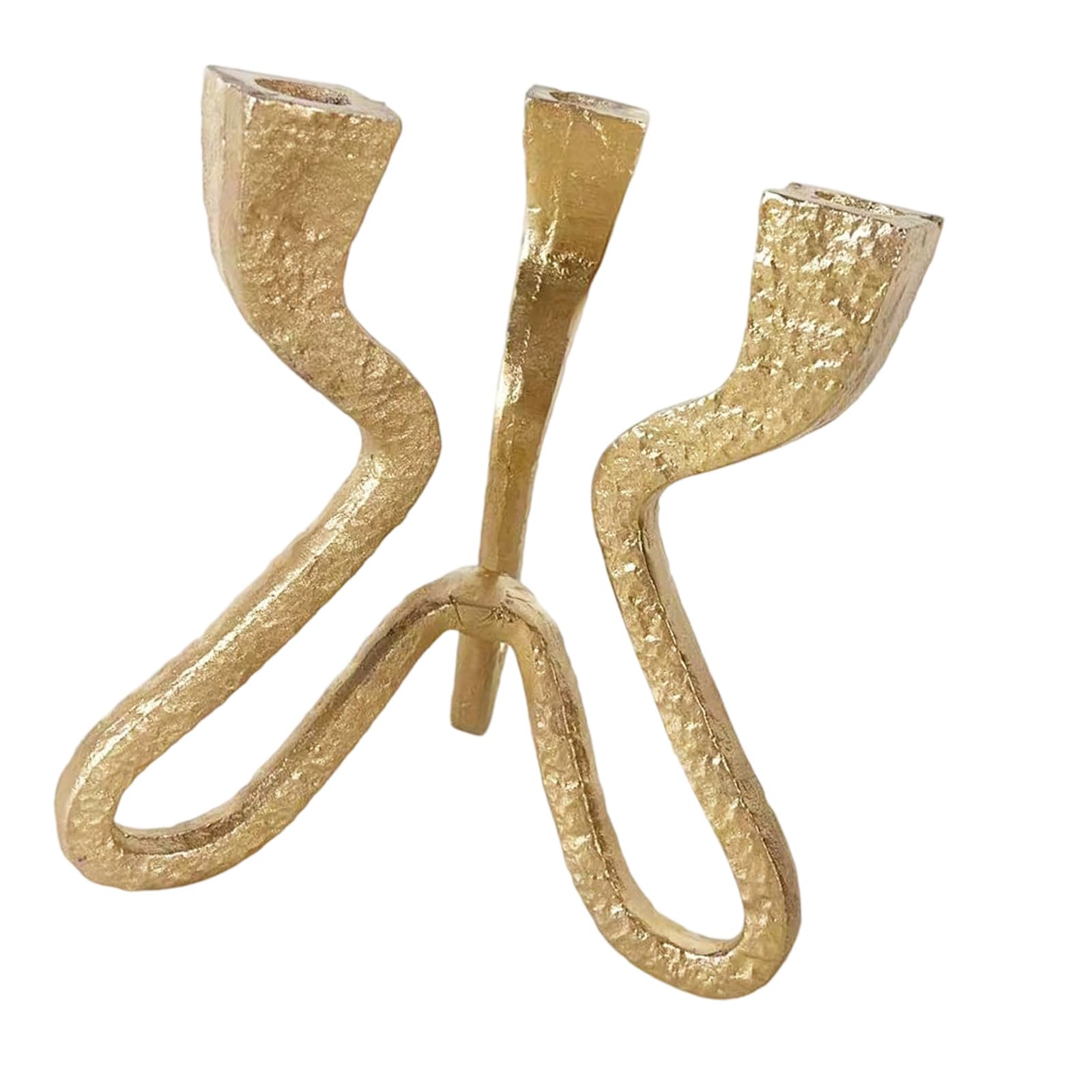 Decorative Stands Iron Taper Holders Candelabra Retro Candlestick Holders for Wedding, Table Centerpieces Decorative Stand