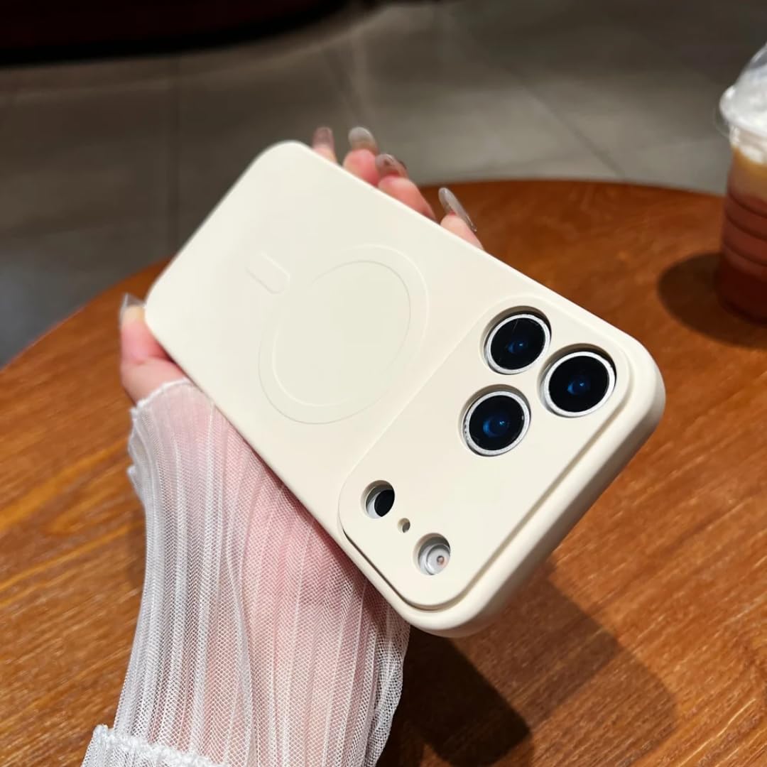 Coque iPhone 16 silicone magnétique aimant intégré induction stable