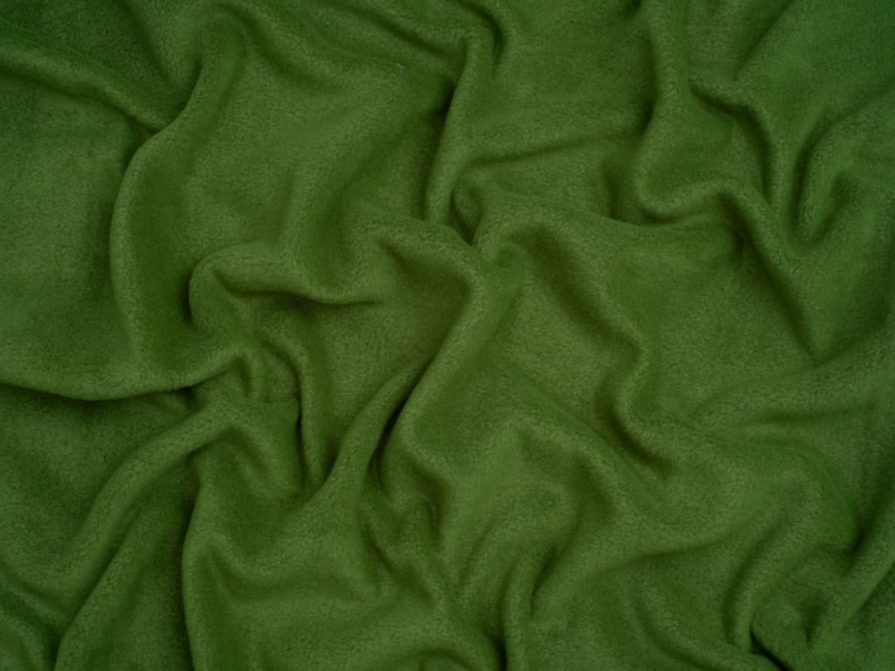 Minerva Core Range Polar Fleece Fabric Forest Green - Mediumweight & Suitable for Dressmaking, Crafts & Toy Making - Approx Width: 150cm / 60" - Sold per metre