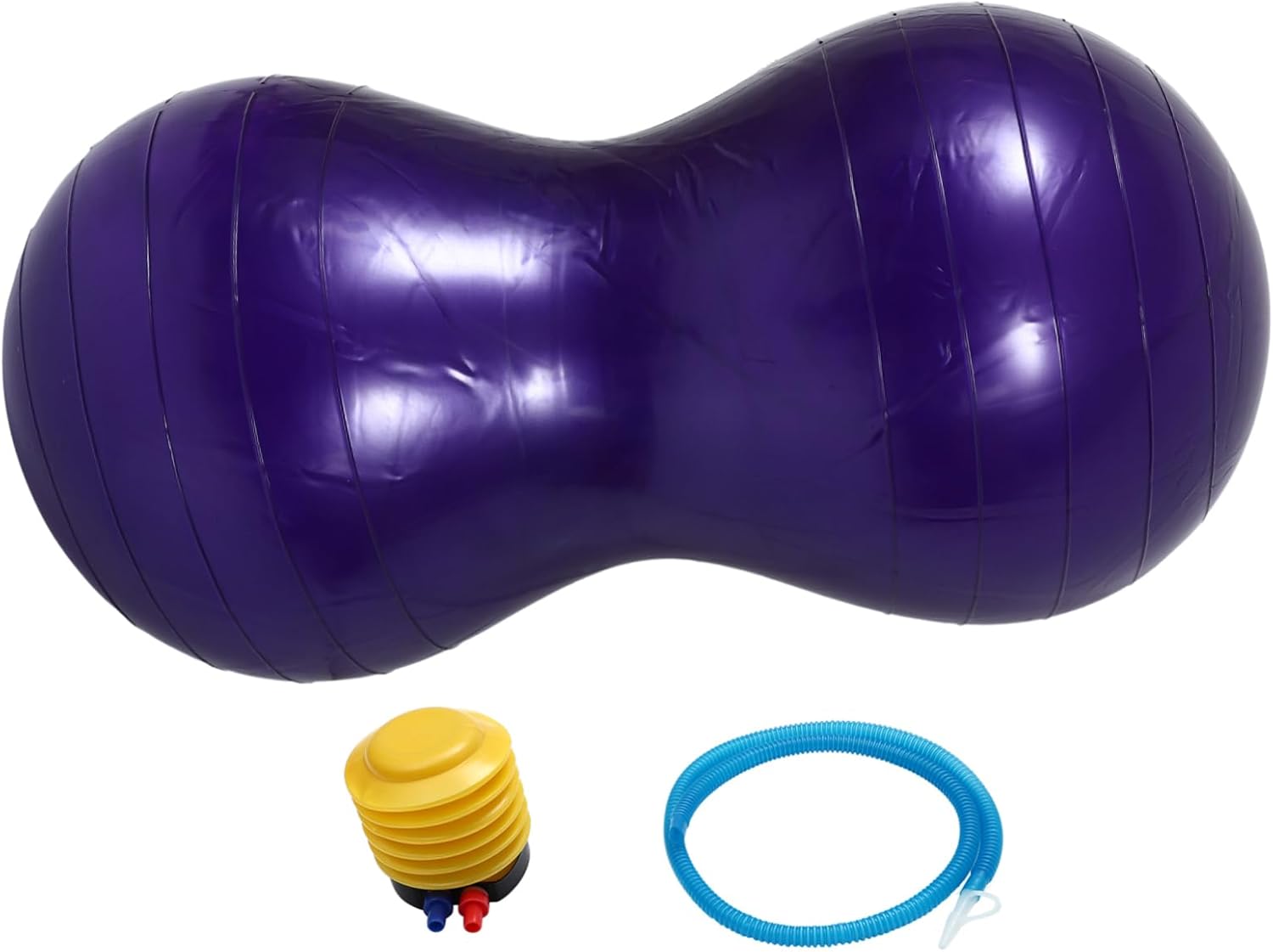 Workout Ball Yoga Ball 45x90cm Peanut Shape Pump Core Strength Training