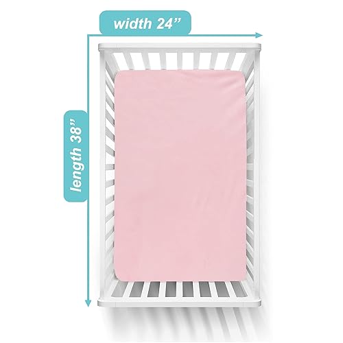 Miniatura 10 de TL Care Heavenly Soft - Sábana bajera ajustable de chenilla, color azul, para niños y niñas