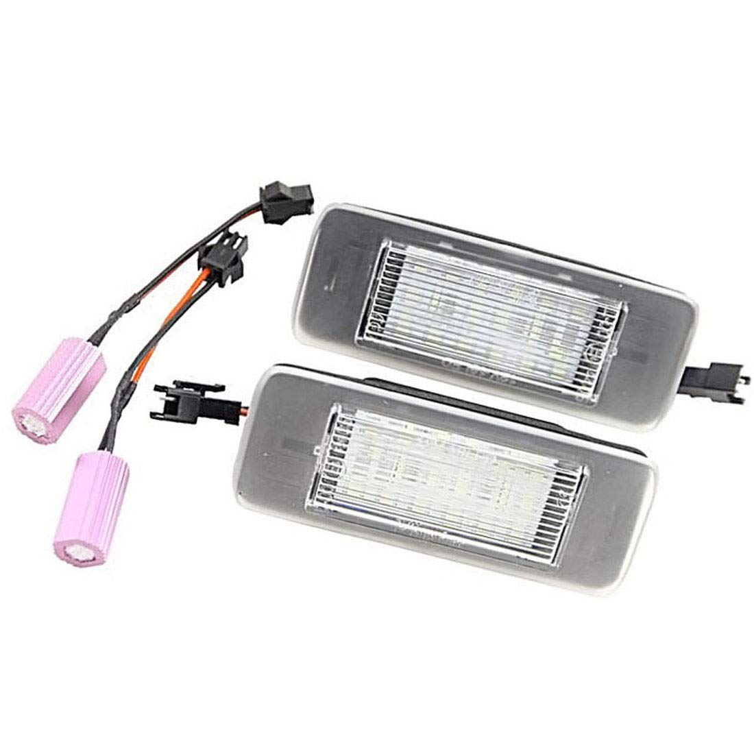 2 Unids Canbus 18 SMD LED Número de Placa Placas de luz para O/Pel Astra J Sports Tourer (Estado) 2009-2015 Zafira Tourer C 2011-