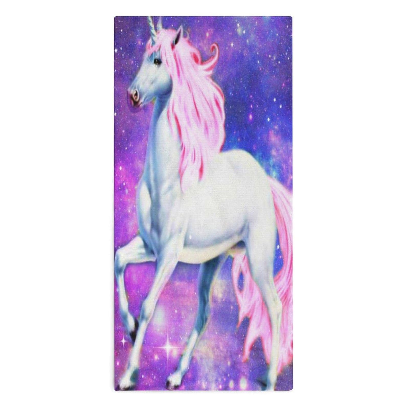 NCLQVJXZKHW Fantasy Un-icorns Hand Towels Soft Face Towel Gym Bathroom Travel Hotel 13"x28"
