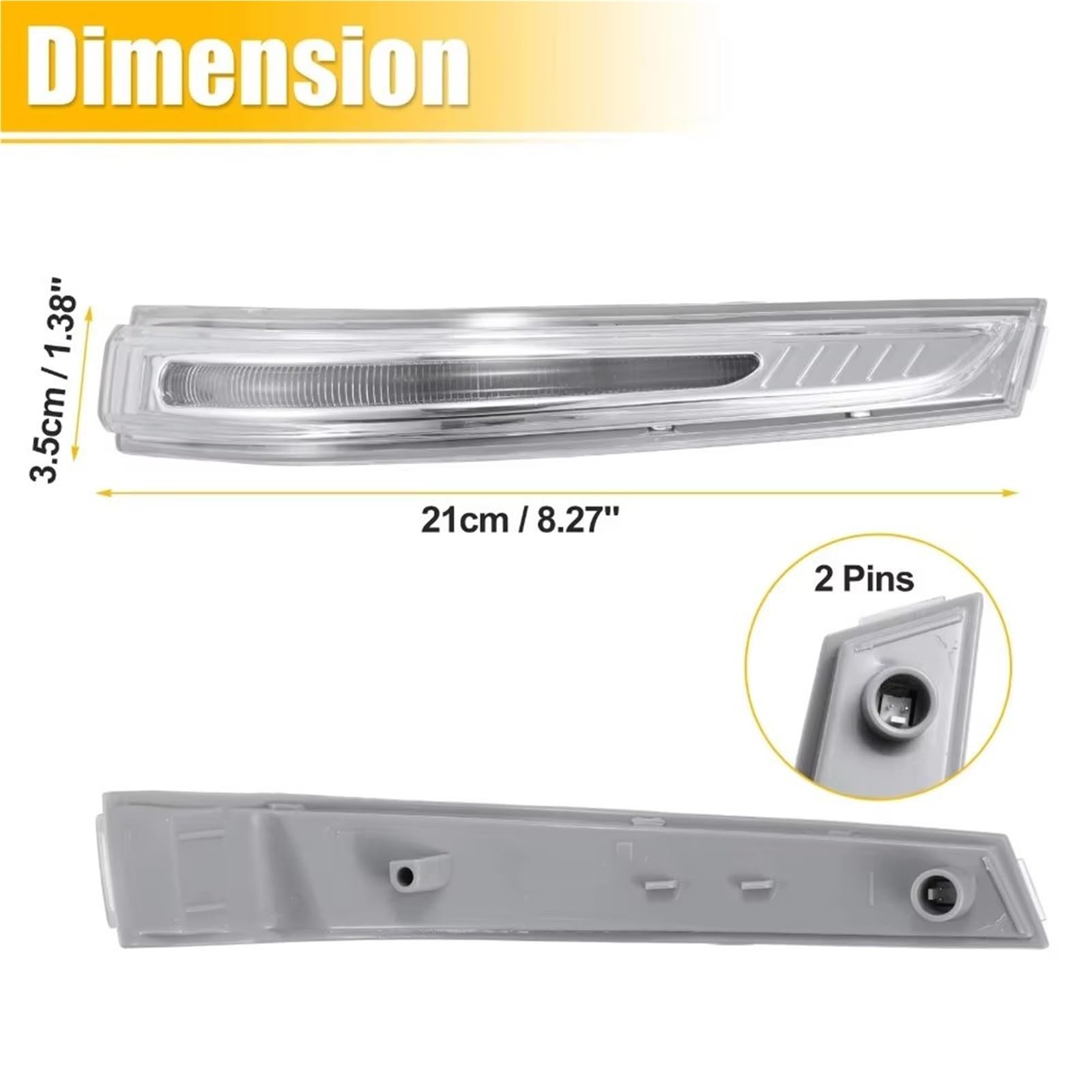 intermitente automóvil Para Hyundai Para Santa Para Fe XL Para Seat 2013 2014-2018 87613B-8000 Luz LED Para Intermitente Espejo Retrovisor Coche luz direccional