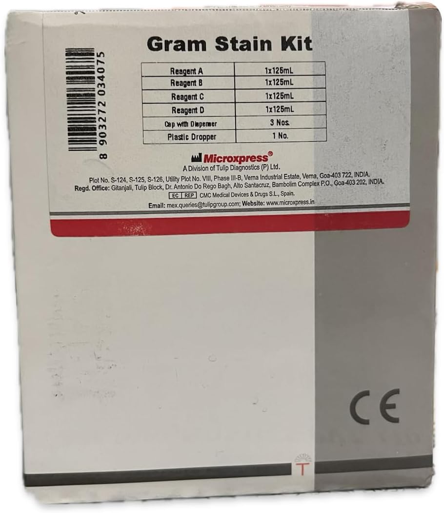 Tulip Gram Stain kit 500ML for Laboratory