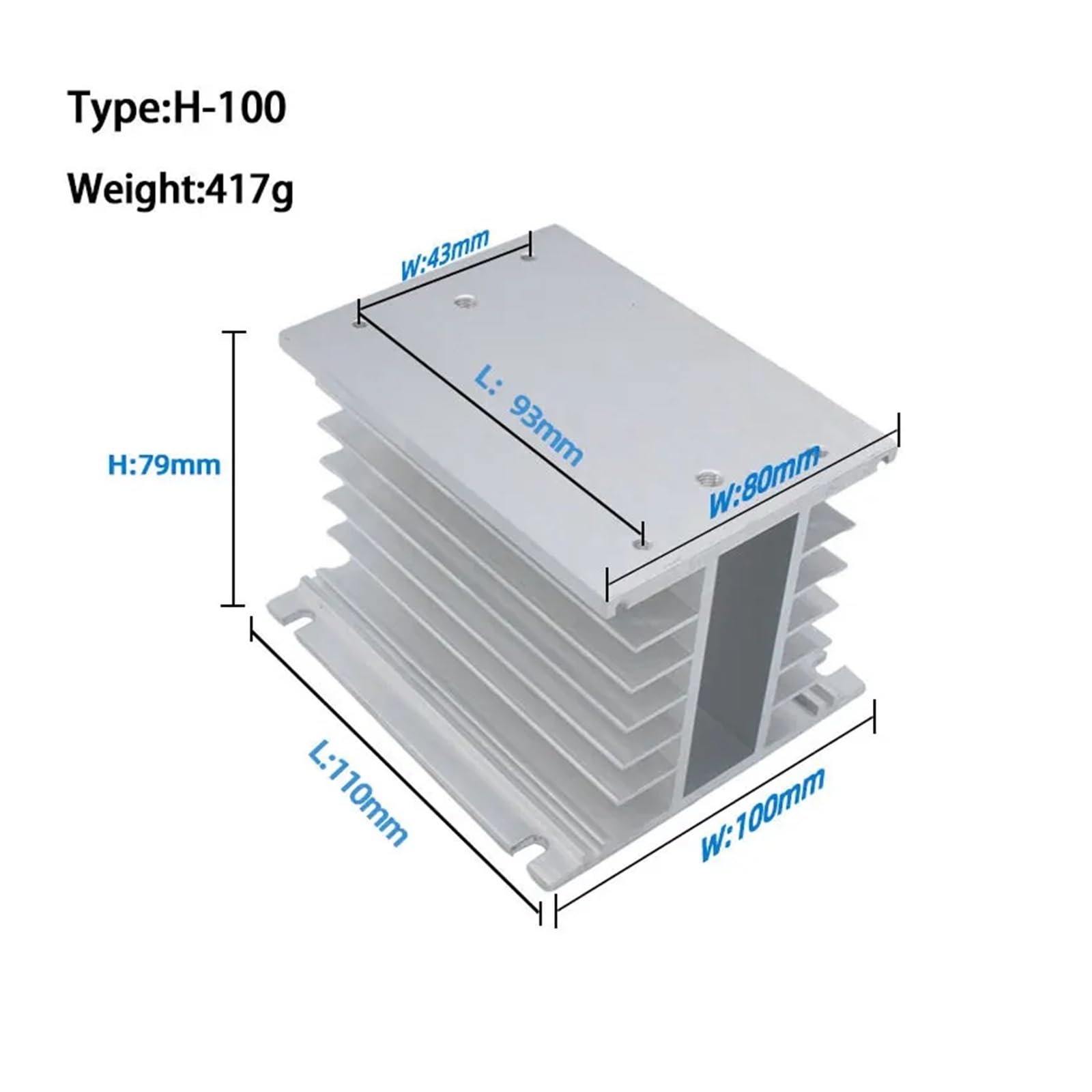 84134041, Solid State Relay, Panel Mt, Load: 280VAC/100A, Control: : 90-280 VAC, Zero Cross