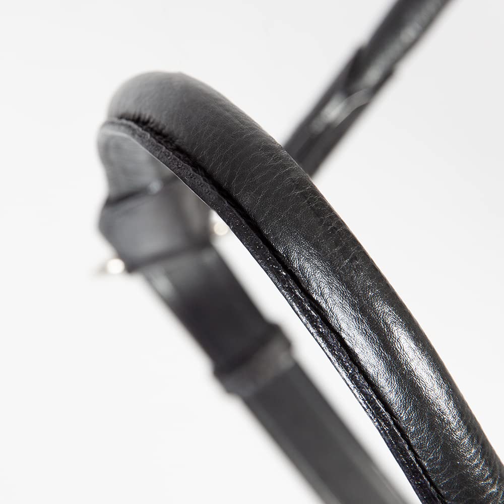 PFIFF 102923 Halfter Redonda, Lederhalfter Softleder, Rundgenäht, Schwarz Cob