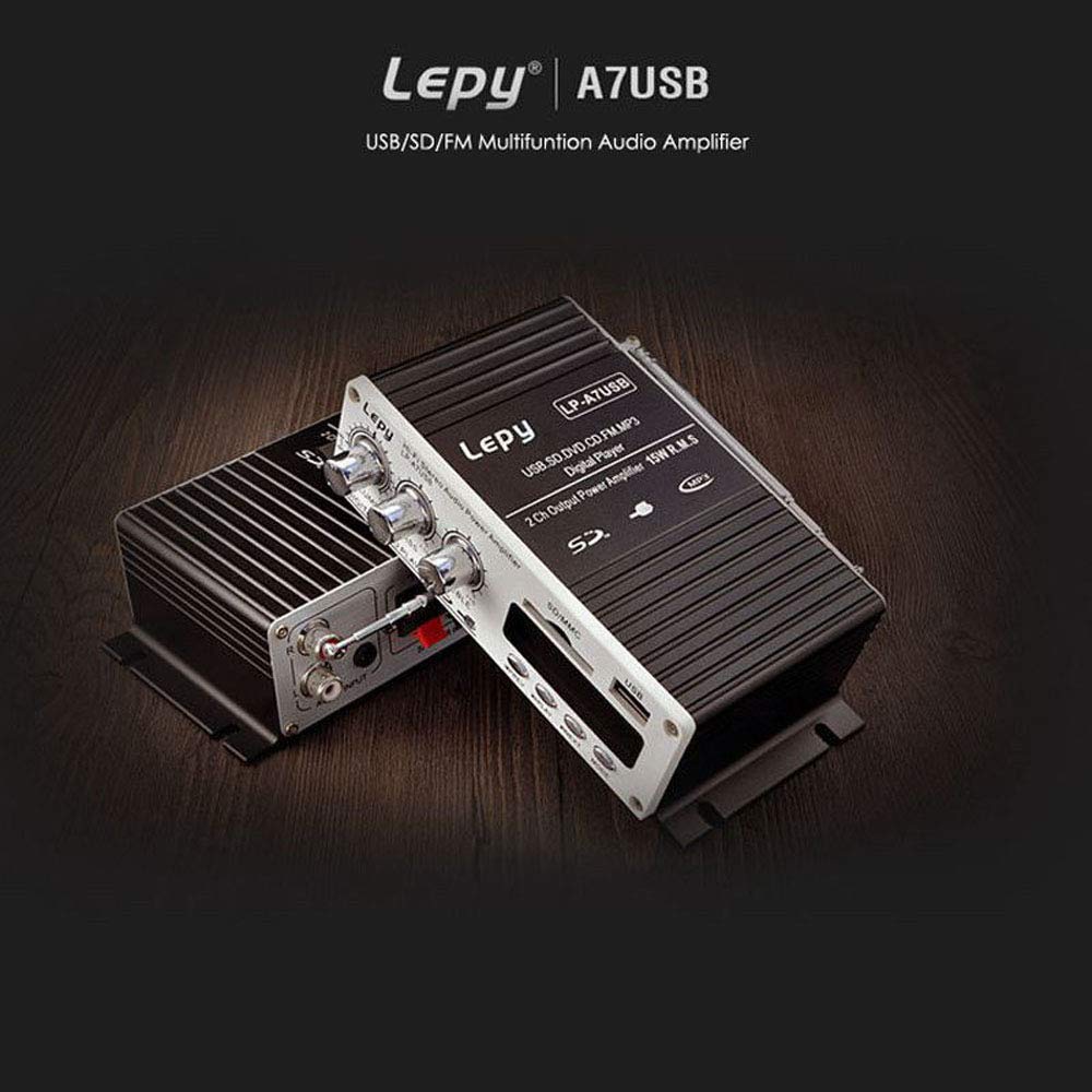 DollaTek Lepy A7USB amplificateur de Voiture Multifonctions Voiture FM SD USB Lecteur MP3 Amplificateurs stéréo