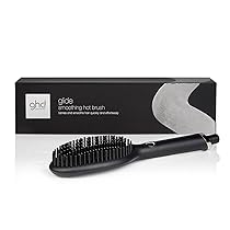 ghd Glide Hot Brush – Spazzola lisciante con tecnologia di riscaldamento in ceramica e ionizzatore, spina europea