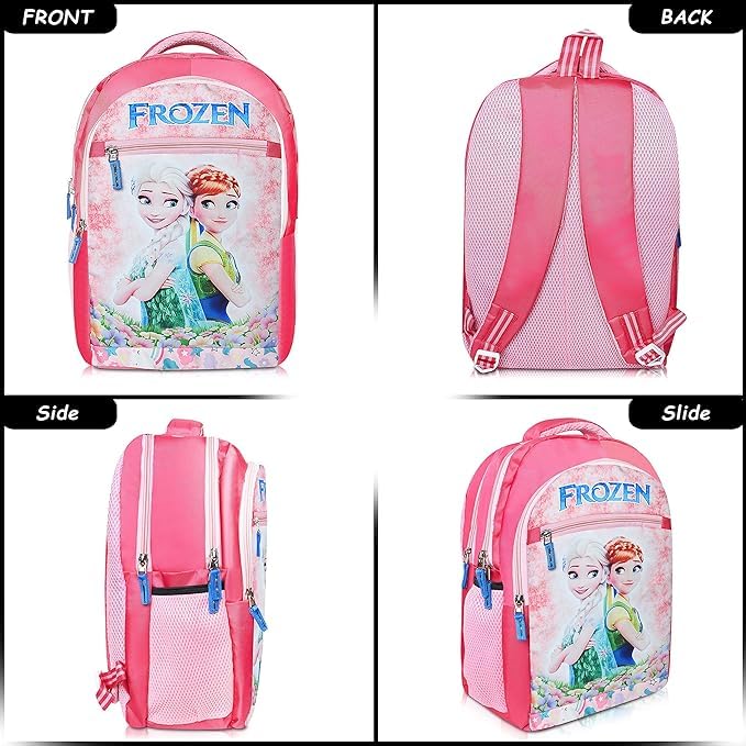 Image of Stylbase Kid School Backpack Bag for Girls and Boys | Ideal School Picnic Travel & Travelling Bag |17 Inches 4 Compartments, Water-Resistant Multipurpose for Kids