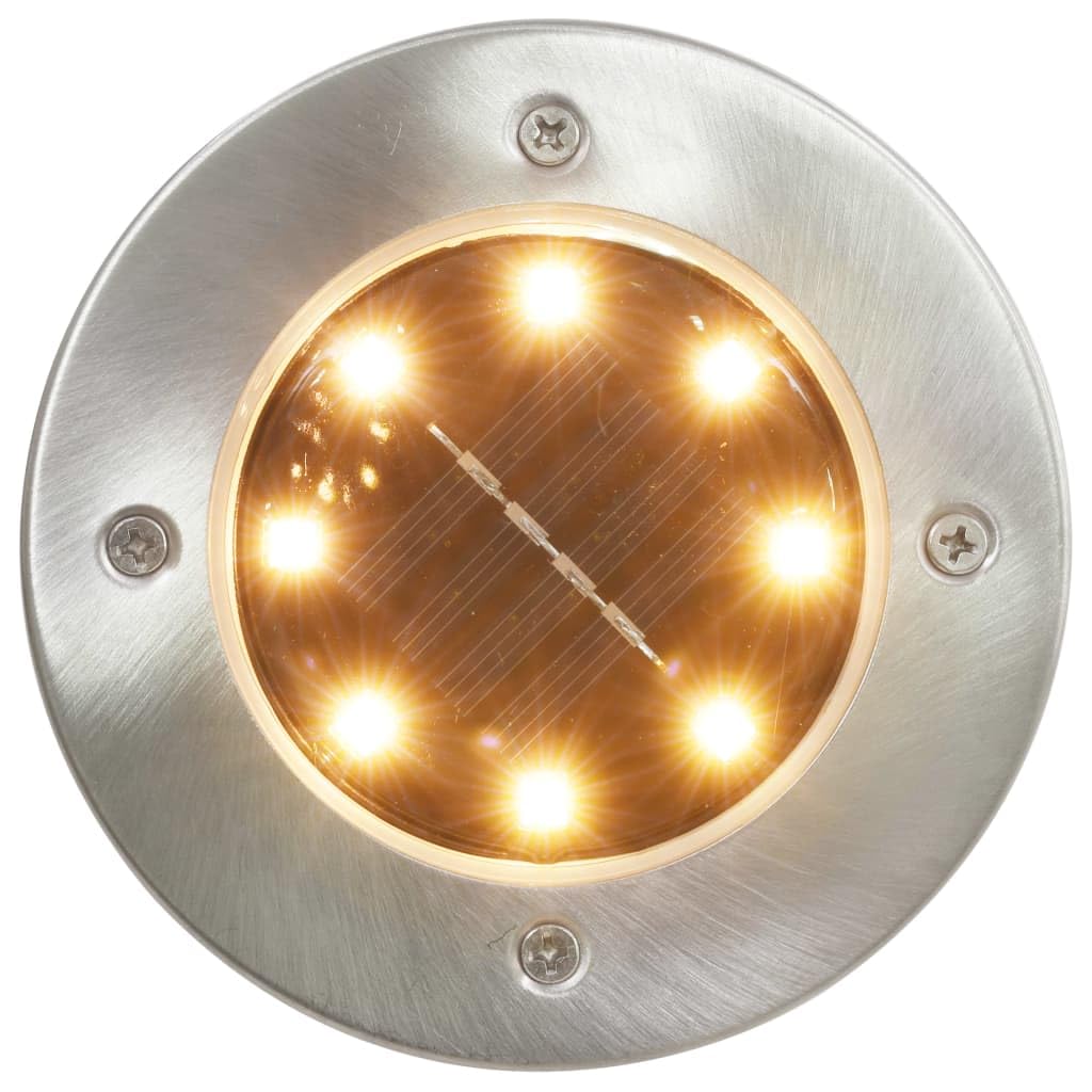 vidaXL Lampade Solari da Terra 8 pz Luci a LED Colore RGB