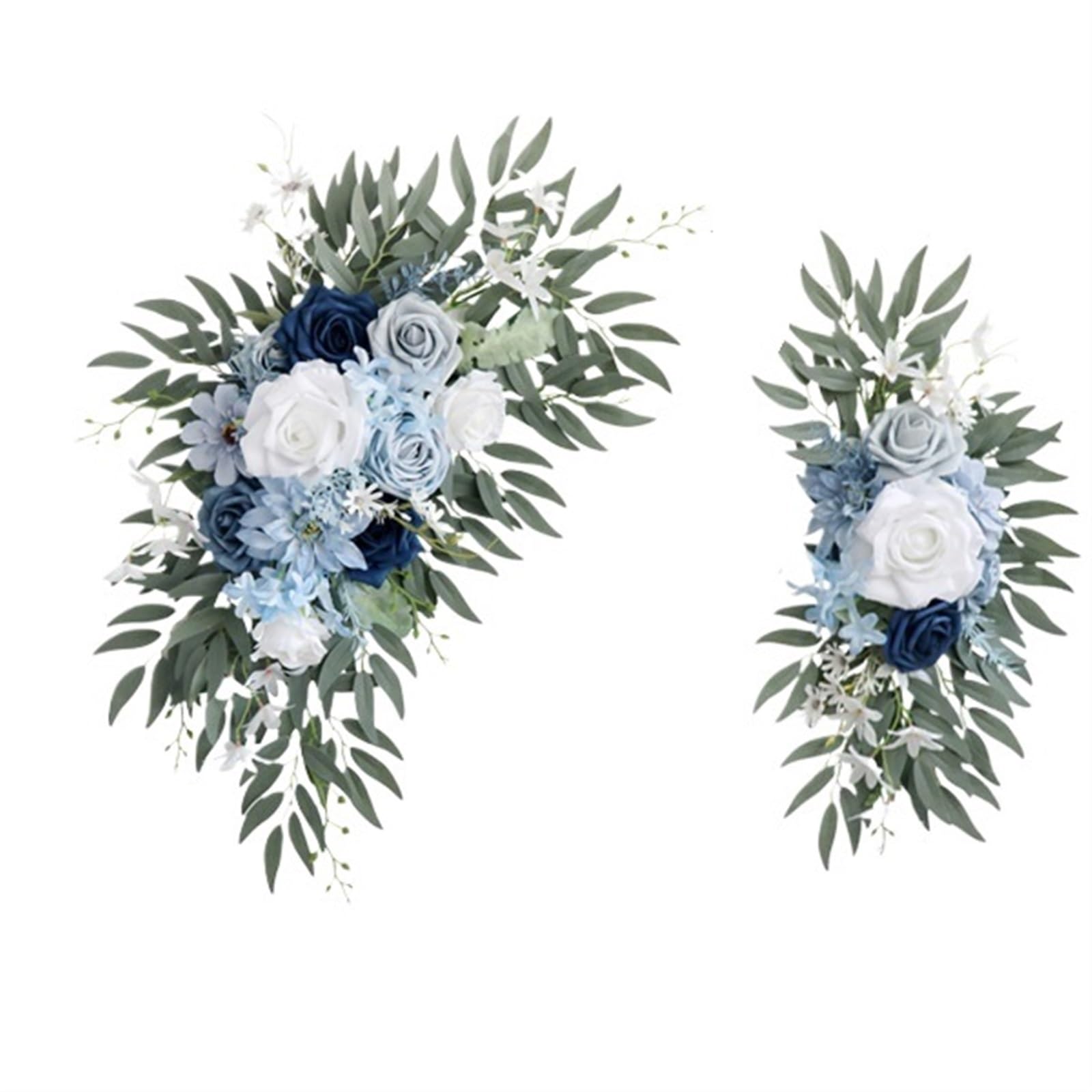 WJIAYAO Artificial Wedding Arch Flowers Kit Wedding Welcome Sign Flowers Artificial Arch Flower for Ceremony Reception Fall Winter Decoration(Color5)