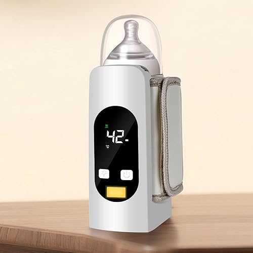 Miniatura 3 de Calentador de biberones, calentador de leche portátil de calentamiento rápido para viajes al aire libre en el hogar, temperatura constante, leche
