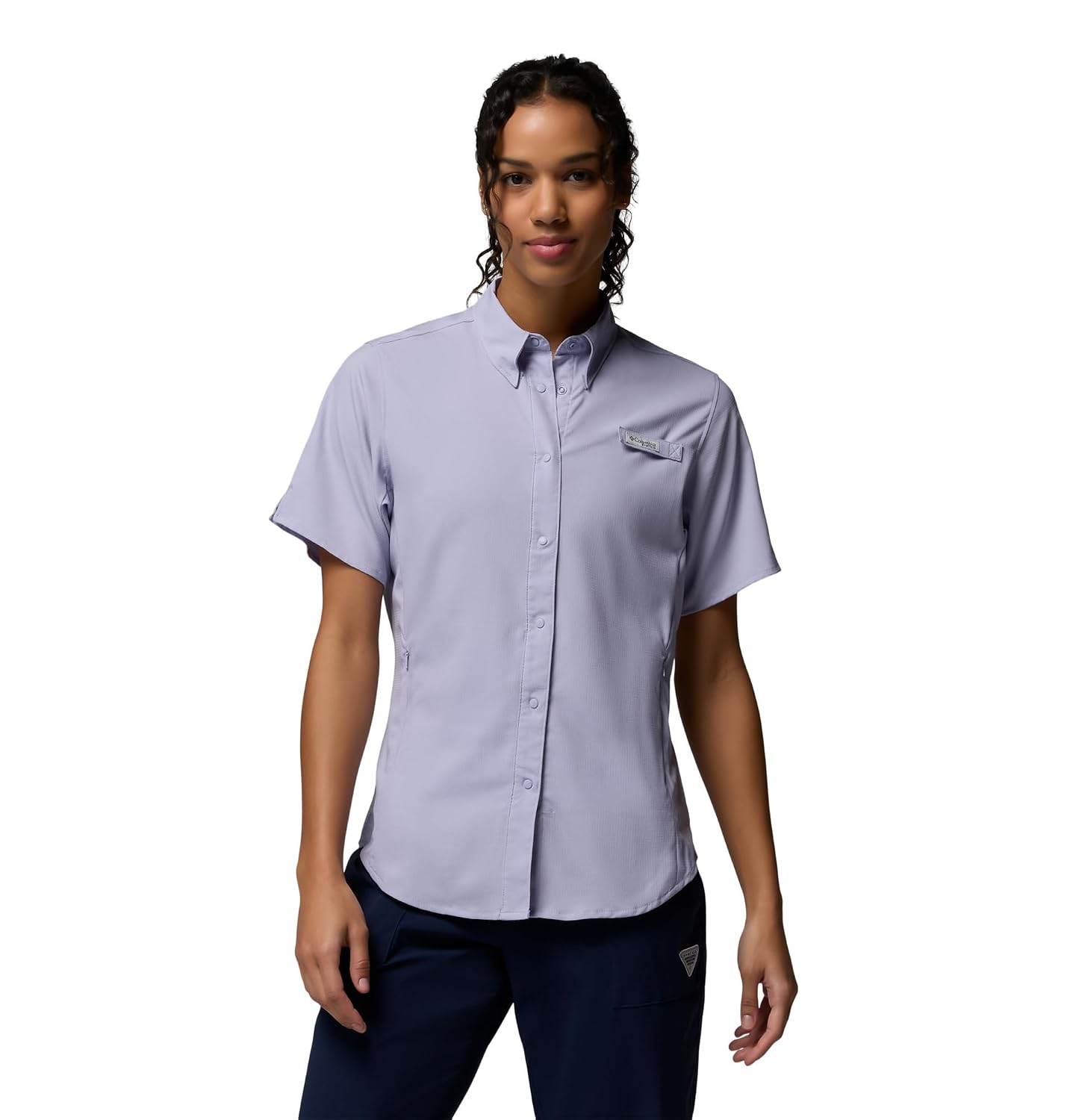 Columbia Women Omni-Shade Tamiami II Shirt for Hiking | Trekking | Camping | Safari | Sun Protection