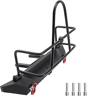 ShareGoo Metal Bumper with Tow Trailer Compatible with Axial SCX10 90046 90047 Traxxas TRX-4 Redcat Gen8 1/10 RC Crawler Car (Rear Bumper)