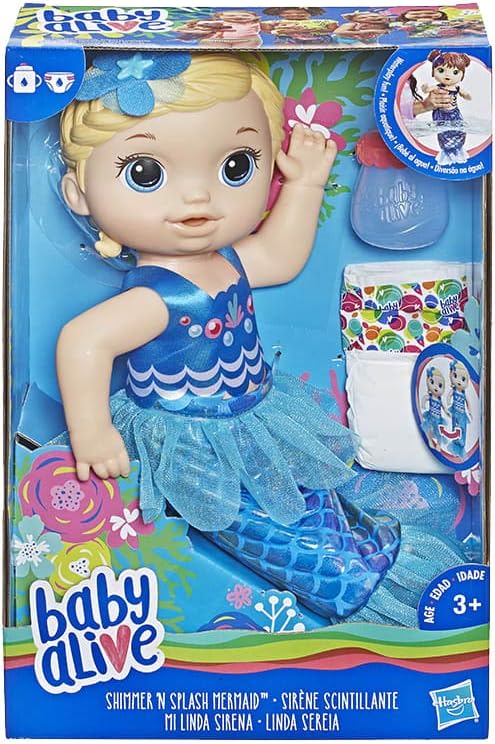 Baby Alive Shimmer ?n Splash Mermaid (BLD Hair)